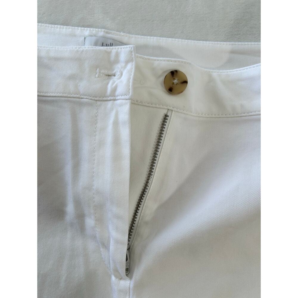 J Jill White Chino Golf Shorts Cotton Spandex Blend in Women's 12 NWT - Picture 5 of 9